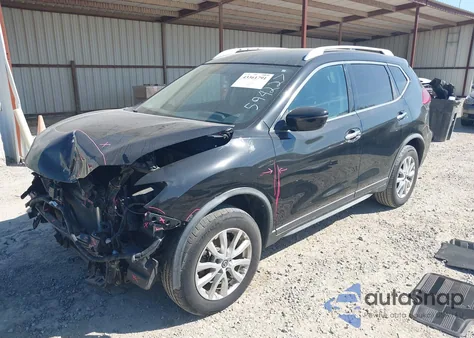 2017 Nissan Rogue Sv z USA, uszkodzony, nr VIN KNMAT2MV3HP594227